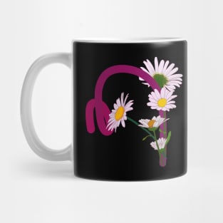 Monogram M neon Mug